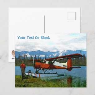 De Havilland Beaver Floatplane Postkarte