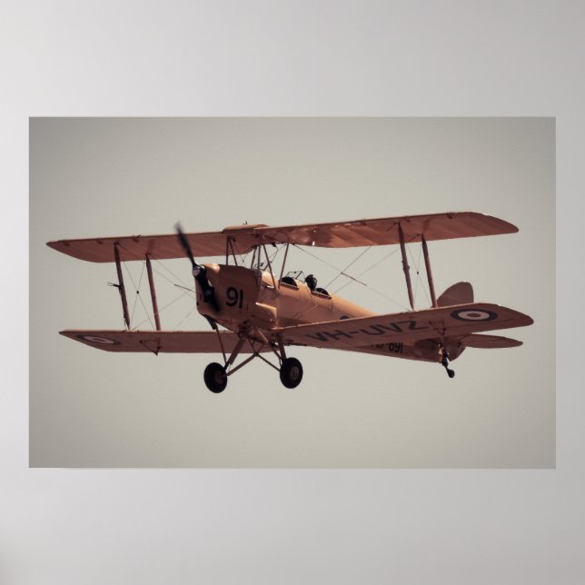 De Havilland Tiger Moth Poster (Vorne)