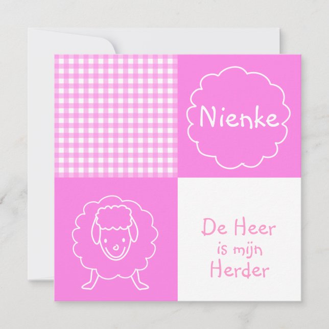 De Heer is mijn Herder, meisje. (Vorderseite)