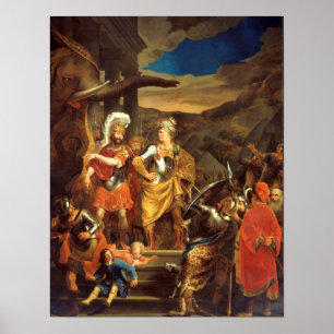 De Hooch - Ferdinand Bol Fabritius und Pyrrhus Poster