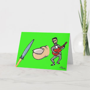 De houx de Weenii "missile, carte de voeux verte