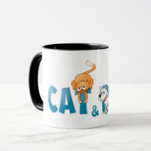 De kat en de hond. koffiemok