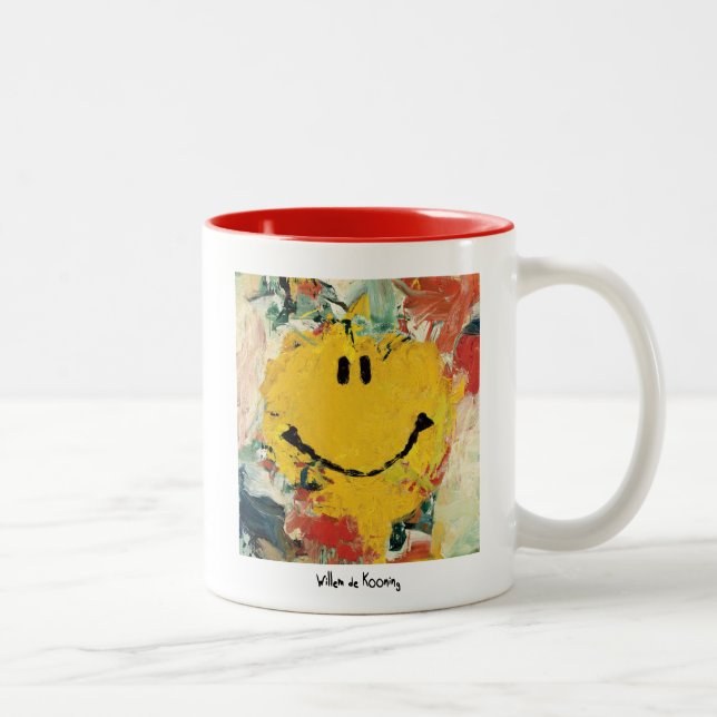 de kooning Happy face Tasse (Rechts)