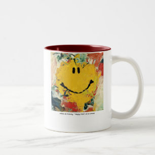 de kooning Happy face Tasse