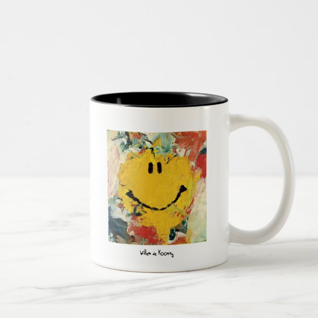 de kooning Happy face Tasse (Rechts)