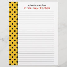 De la cuisine de Nana Polka Dot Page de recette