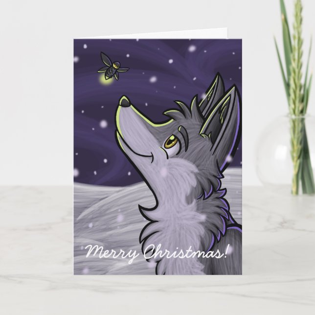 "De la dernière carte de Noël luciole" (Devant)