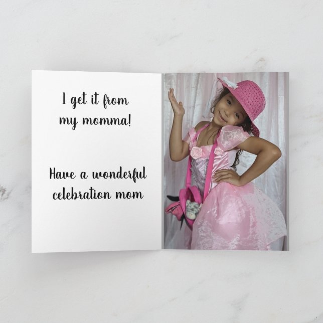 DE LA FILLE MÈRES carte de jour (Intérieur)