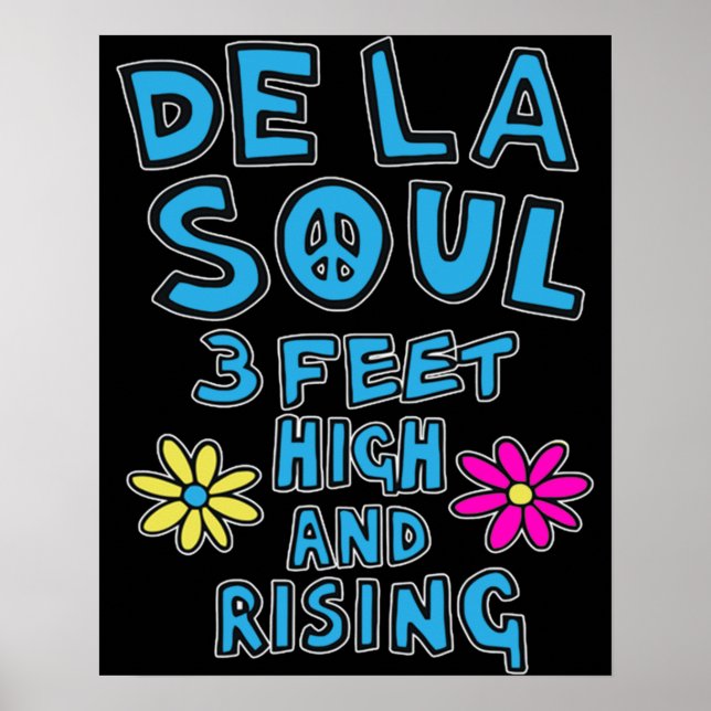 De La Music 3 Meter hohe und steigende Blume Poster (Vorne)