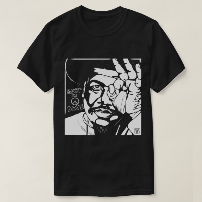 De la Soul Dave Erholung in Frieden T-Shirt (Design vorne)