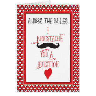 De l'autre côté des Miles Mustache Saint-Valentin