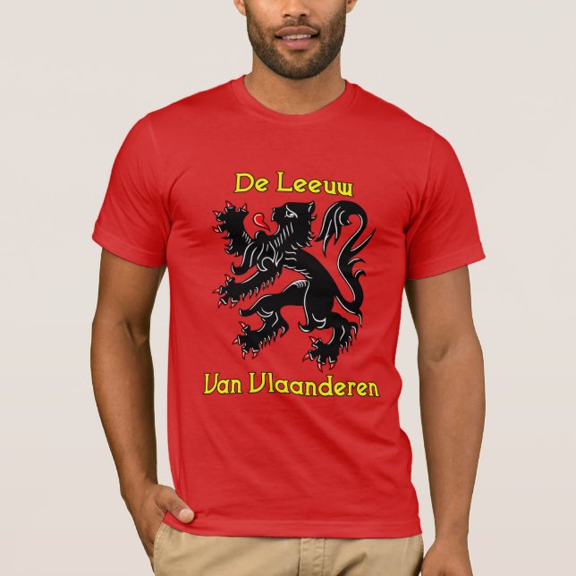 De Leeuw Van Vlaanderen - der Löwe von Flandern T-Shirt (Vorderseite)