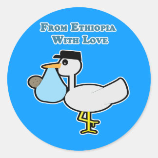De l'Ethiopie avec Sticker Amour/Enveloppe