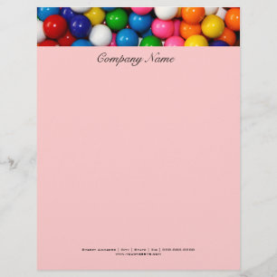 De Lettre Avec Motif En-tête des gumballs