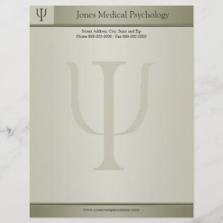 De Lettre Customisable Psychologue en-tête
