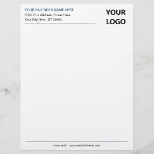 De Lettre En-tête du bureau du logo d'entreprise personnali