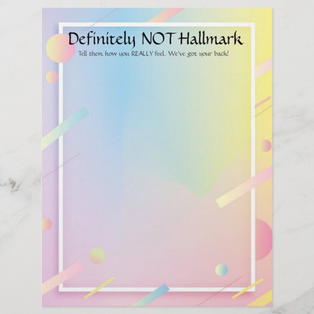 De Lettre En-tête du cadre photo DNH (Devant)