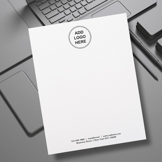 De Lettre En-tête du logo Business Modèle fixe (Créateur téléchargé)