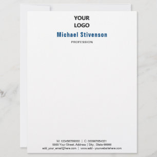 De Lettre En-tête Modèle Business Concevez votre propre