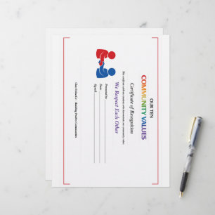 De Lettre Papier à en-tête Certificat Nous nous respectons m