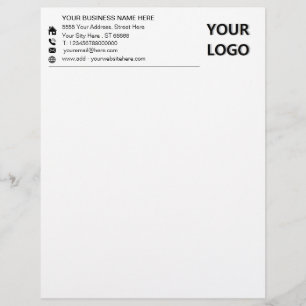 De Lettre Personnalisez votre logo Info adresse en-tête comm