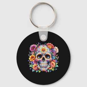 De Los Muertos Tag der Regierungsbehörde Zucker Schlüsselanhänger