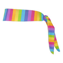 De lucette d'arc-en-ciel de cravate bandeau de