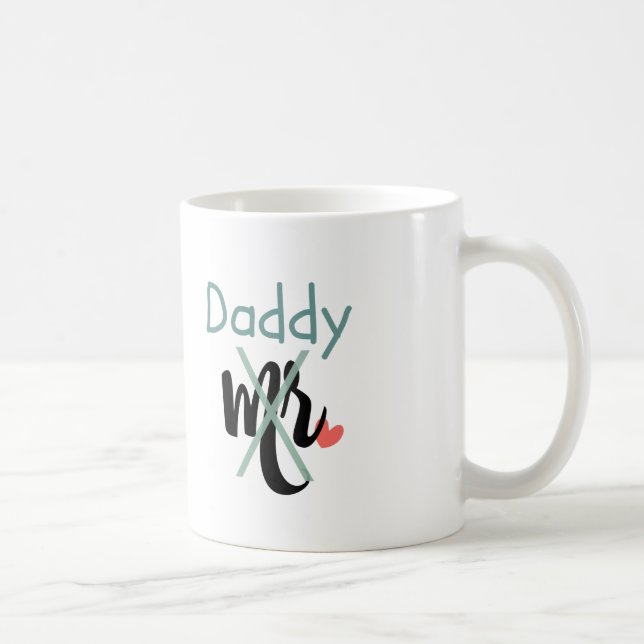 de M. au papa ! Nouvelle tasse de papa (aqua) (Droite)