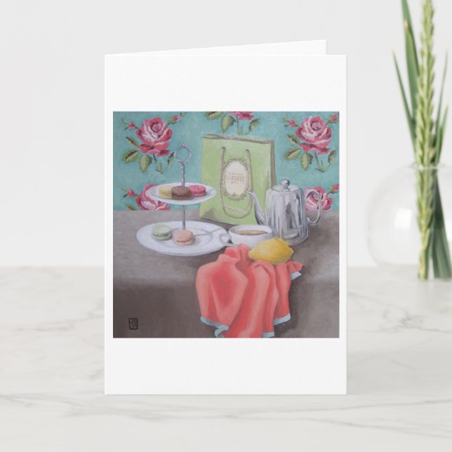 "De Macarons avec Matisse" Kunst-Karte Karte (Vorderseite)