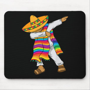 De Mayo Dabbing Mexican Poncho Kinder Kleinkind Bo Mousepad