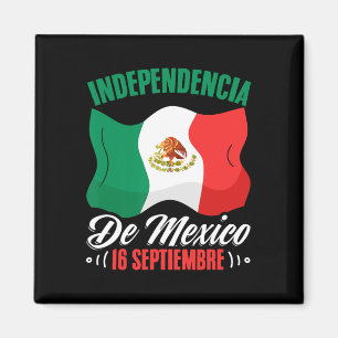 De Mexico 16. September Mexikanischer Unabhängigke Magnet