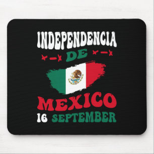 De Mexico Flag Prix mexikanischer Unabhängigkeitst Mousepad