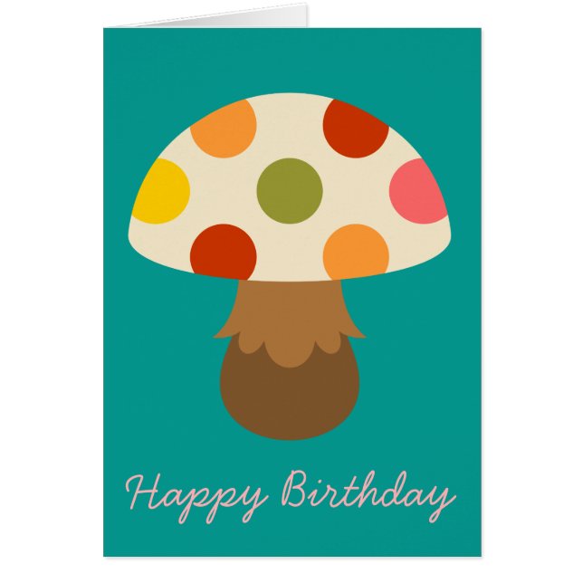 De mignons champignons colorés (Devant)