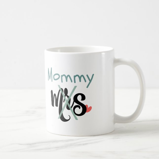 de Mme à la maman ! Nouvelle tasse de maman (aqua) (Droite)
