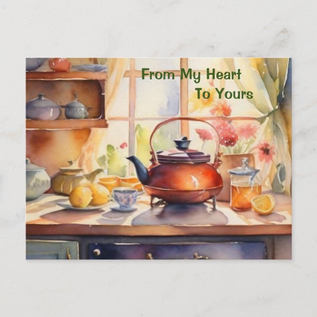 De Mon Coeur Belle Carte de vacances Maison (Devant)