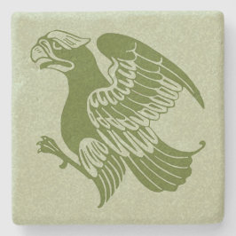 De Morgan's Eagle Marble Stone Untersetzer