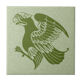 De Morgan's Eagle Small Keramik Tile Fliese