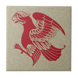 De Morgan's Eagle Small Keramik Tile Fliese