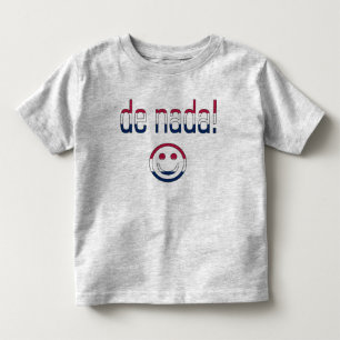 De Nada! Amerika-Flaggen-Farben Kleinkind T-shirt