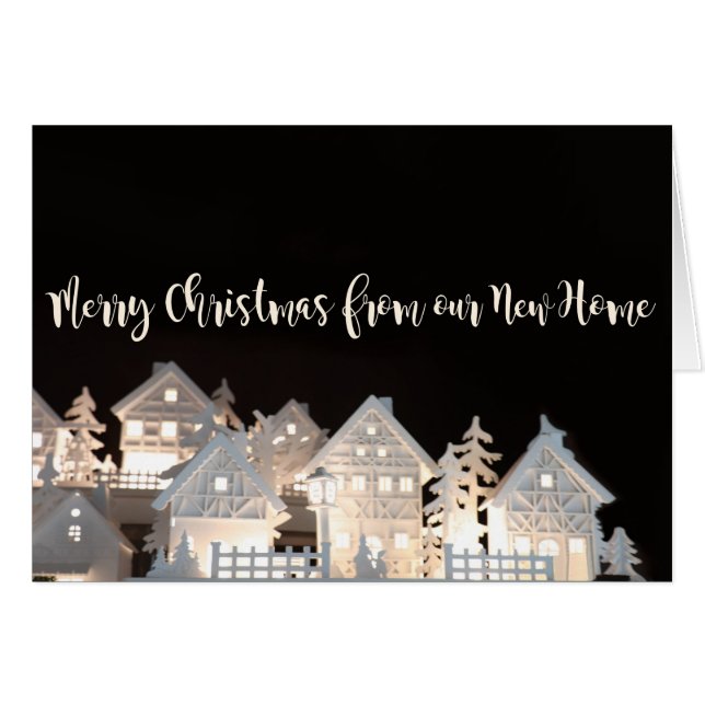 De New Home Maisons de Noël illuminées (Devant horizontal)