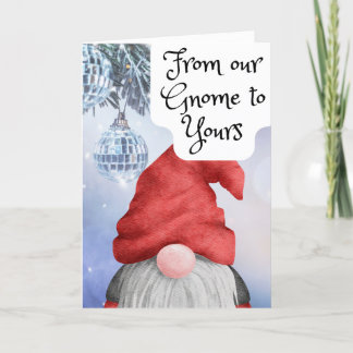 De notre Gnome à votre carte de Noël