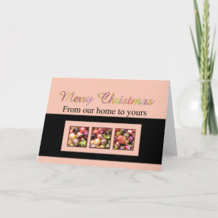 De notre maison à la vôtre.. Carte de Noël
