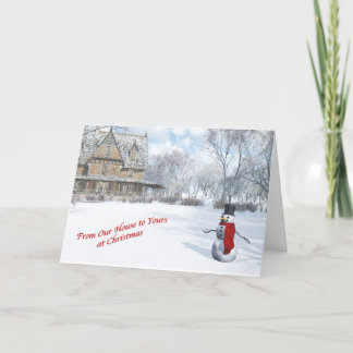 De notre maison à votre carte de Noël
