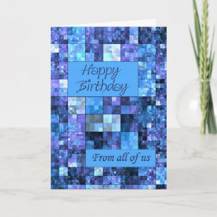 De nous tous, une carte d'anniversaire