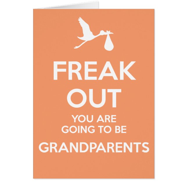 De nouveaux grands-parents pour être Faire-part de (Devant)