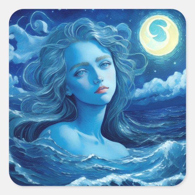 🌌 de nuit étoilée - Autocollant d'Imaginaire de d (Devant)