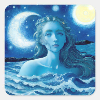 🌌 de nuit étoilée - Stickers magiques de la déess