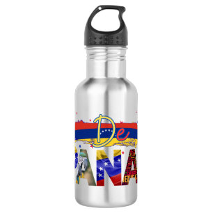 De Pana Venezuela Slang venezolanische Kultur Lieb Edelstahlflasche