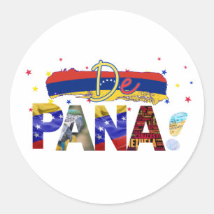 De Pana Venezuela Slang venezolanische Kultur Lieb Runder Aufkleber