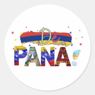 De Pana Venezuela Slang venezolanische Kultur Lieb Runder Aufkleber